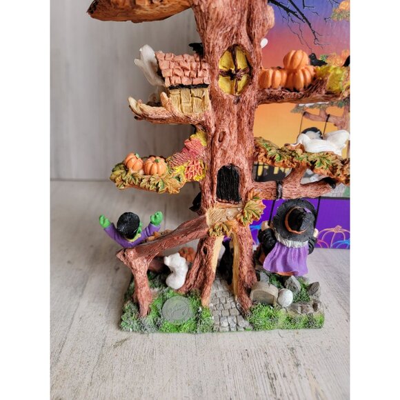 Vintage fantasy tree house Halloween village accessory ghost home decor - Picture 10 of 16